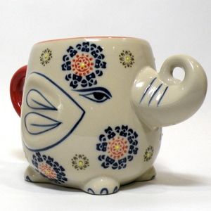 ELEPHANT Coffee Mug 20 oz Hand Painted